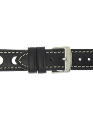 Watch Strap CONDOR 682R.01.18.W Black 18 mm image 2