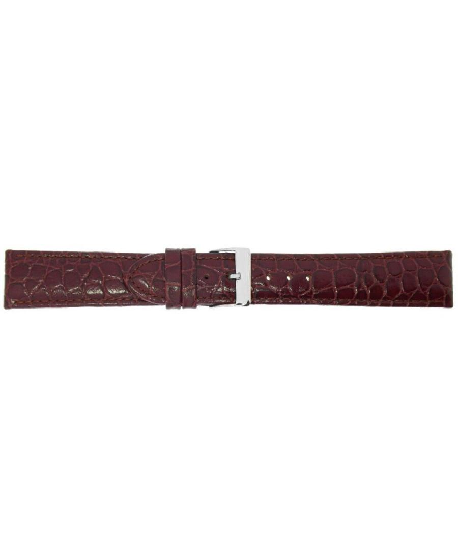 Watch Strap CONDOR 612R.02.20.W Brown Ruda 20 mm