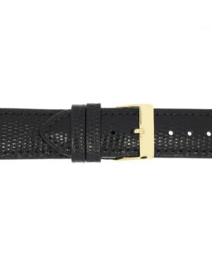 Watch Strap CONDOR Lizard Grain Strap 610R.01.20.Y Black Juoda 20 mm image 2