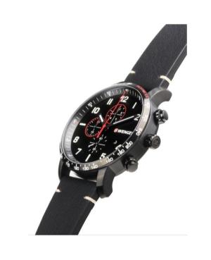 Mężczyźni klasyczny sportowy Szwajcar kwarcowy analogowe Zegarek Chronograf WENGER 01.1543.106 Czarny Wybierz 44mm image 3