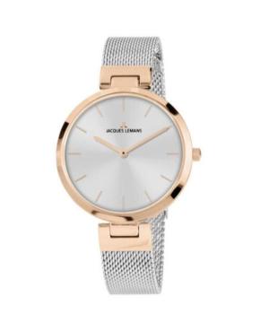 Women Klassisch Analog Watch JACQUES LEMANS 1-2110K Sand Dial 34mm image 2