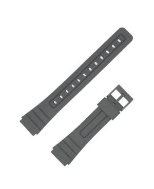 Watch Strap Diloy 283P4 to fit Casio Black 18 mm Juoda 21 mm