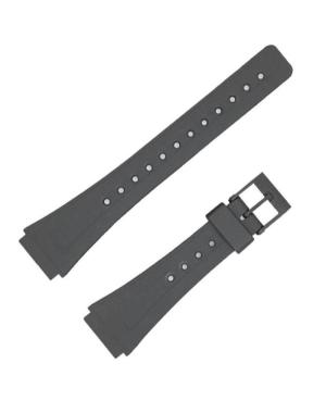 Watch Strap Diloy 148H1 to fit Casio Black 21 mm Juoda 18 mm