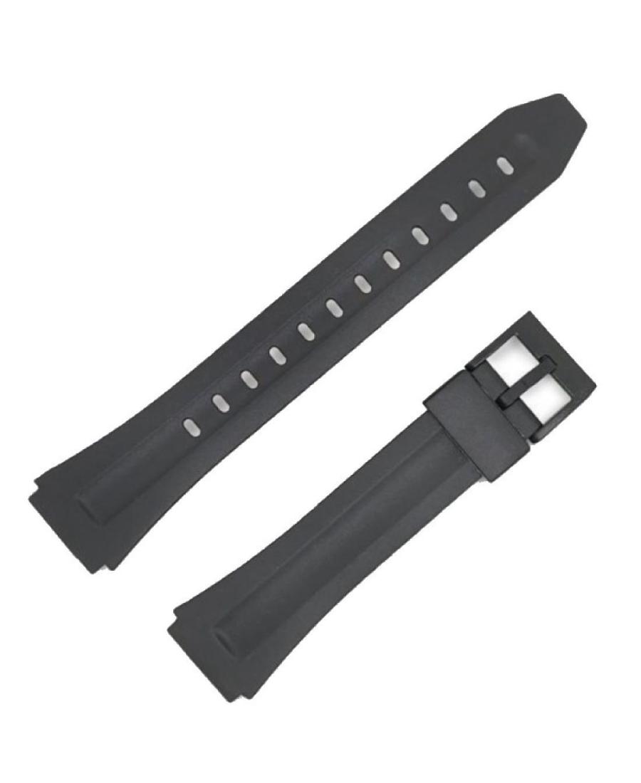 Watch Strap Diloy 575EJ2 to fit Casio Black 18 mm Schwarz 21,50 mm
