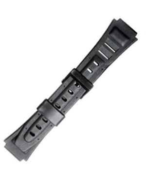 Ремешок для часов Diloy 317F2 Tinka Casio Пластик / Резина 22 мм Чёрный 18 мм