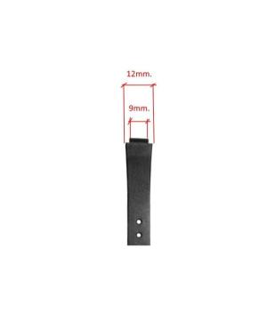 Watch Strap Diloy K300 to fit Casio Black 12 mm Schwarz 9 mm image 1