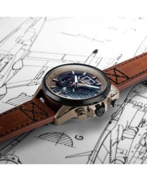 Men Quartz Analog Watch Chronograph AVI-8 AV-4065-06 Multicolor Dial 45mm image 1