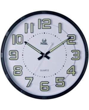 Pearl PW254-1713-11 wall clock Plastic Black