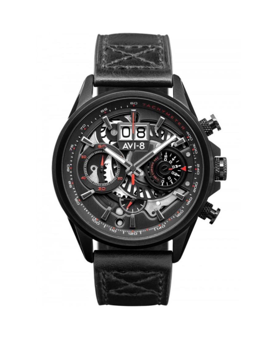 Men Sports Functional Quartz Analog Watch Chronograph AVI-8 AV-4065-05 Multicolor Dial 45mm