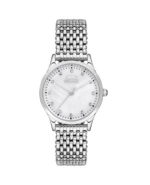 Женские Классические Кварцевые Аналоговый Часы SLAZENGER SL.9.6535.3.01 Перламутровый Циферблат 30mm