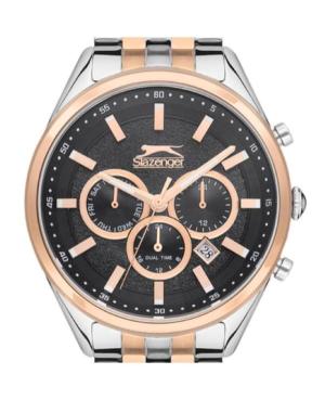 Mężczyźni klasyczny kwarcowy analogowe Zegarek SLAZENGER SL.9.6546.2.04 Czarny Wybierz 45mm image 3