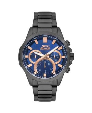 Men Klasické Quartz Analog Watch SLAZENGER SL.9.6526.2.03 Modrá Dial 45mm