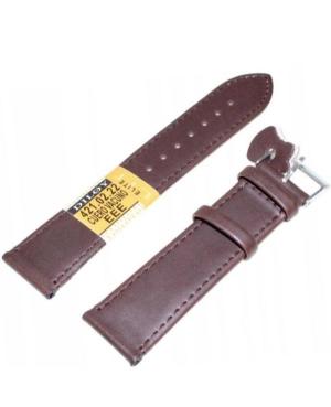 Watch Strap Diloy 421.02.22 Brown Braun 22 mm
