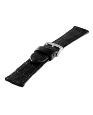 Watch Strap Diloy 402.01.22 Black Schwarz 22 mm image 2