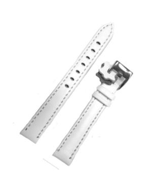 Watch Strap Diloy 401.22.14 White Bílá 14 mm