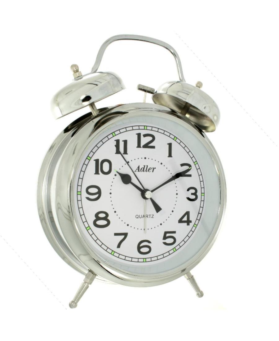 ADLER 40133S Wall clock Metal Steel color