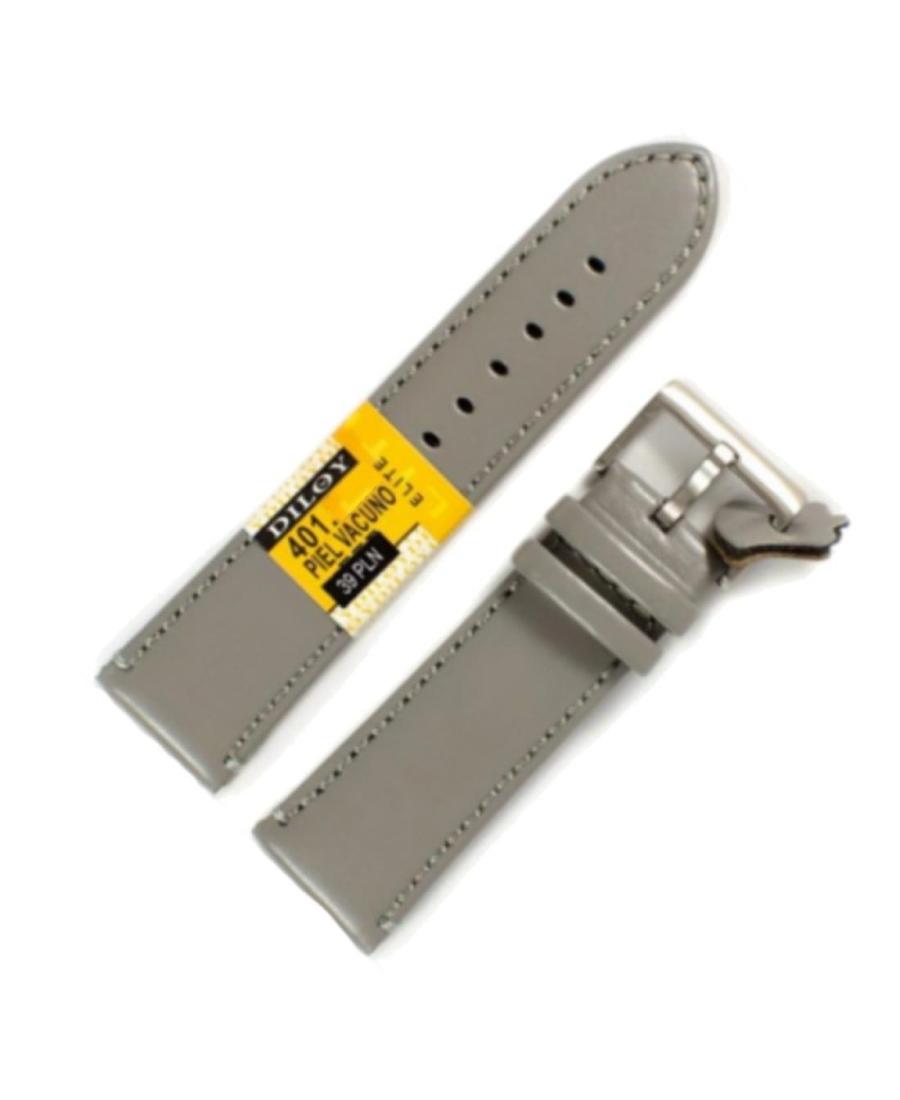 Watch Strap Diloy 401.07.22 Gray 22 mm
