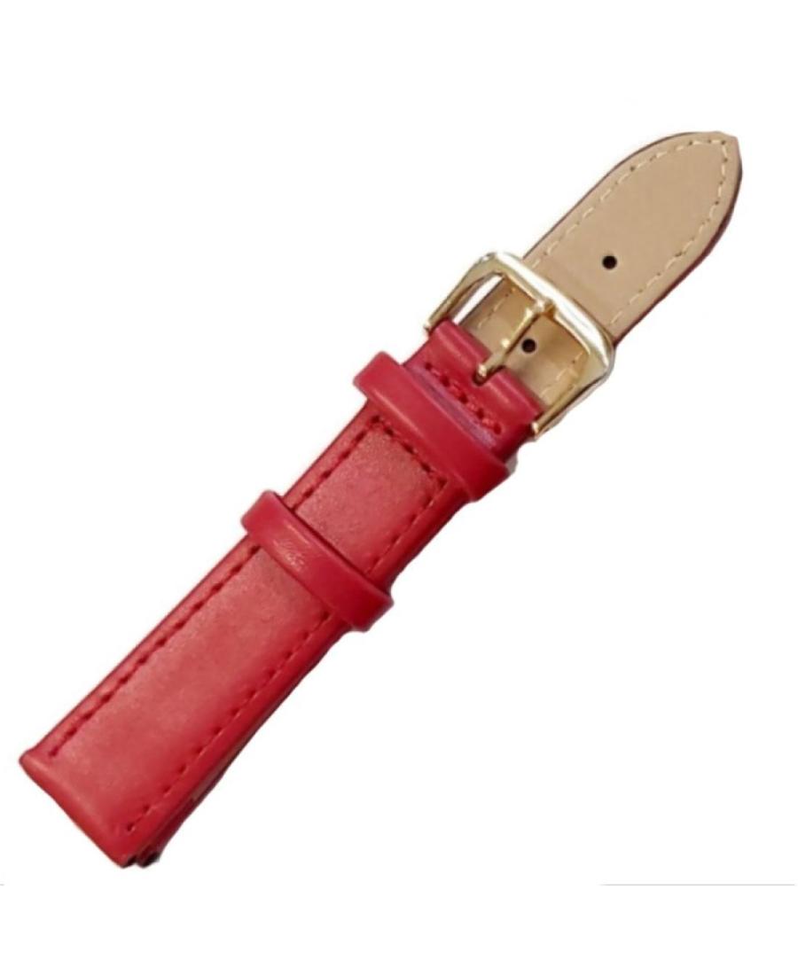 Watch Strap Jordan Kerr JK.SKN.06.20.Y Leather Red Raudona 20 mm