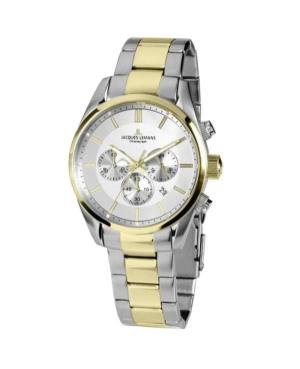 Mężczyźni klasyczny kwarcowy analogowe Zegarek Chronograf JACQUES LEMANS 42-6.1H Srebrna Wybierz 42mm