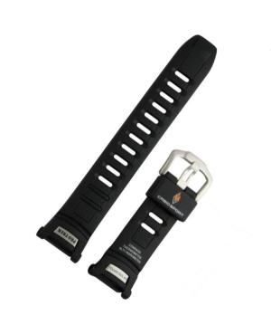 Watch Strap CASIO 10290980 Plastic / Rubber Black 16 mm Schwarz 25