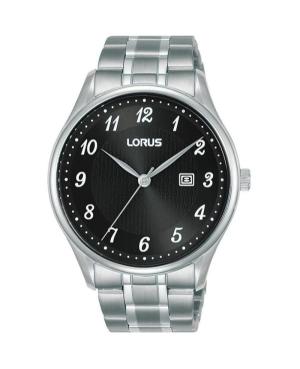 Men Classic Japan Quartz Analog Watch LORUS RH903PX-9 Black Dial 42mm
