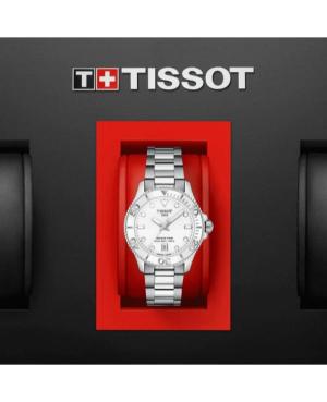 Men Klasické Sports Diver Swiss Quartz Analog Watch TISSOT T120.210.11.011.00 Bílá Dial 36mm image 7