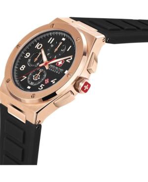 Men Swiss Quartz Analog Watch Chronograph SWISS MILITARY HANOWA SMWGO2102010 Schwarz Dial 43mm image 2