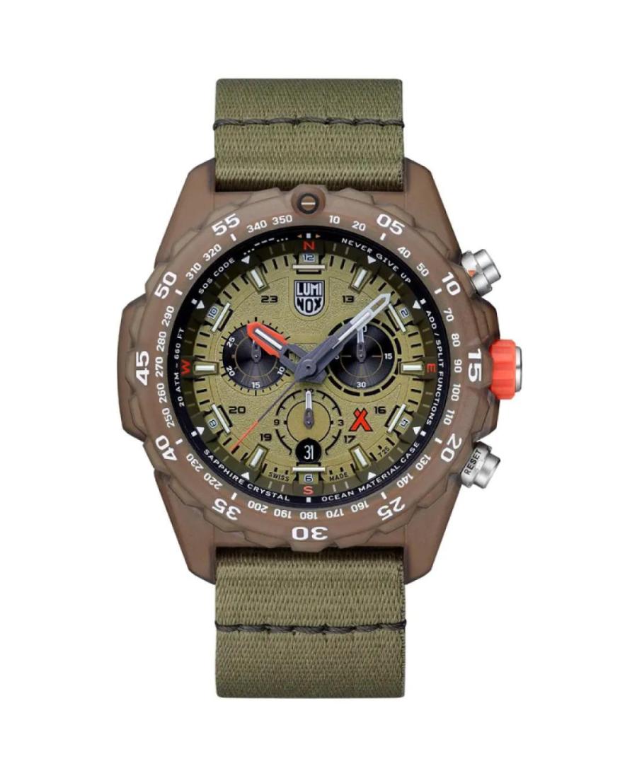 Мужские Спортивные Дайверские Швейцарские Наручные Часы LUMINOX XB.3757.ECO