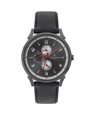 Men Classic Functional Quartz Analog Watch PIERRE CARDIN CPI.2081 Silver Dial 44mm