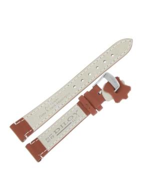 Watch Strap Diloy 421.08.12 Brown Ruda 12 mm image 3
