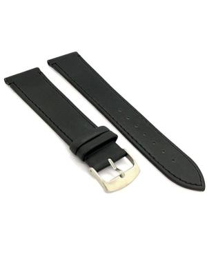 Watch Strap Diloy 421.01.18 Black Černá 18 mm