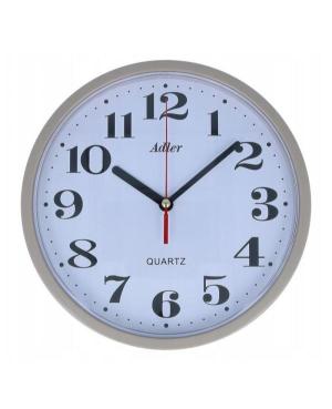 ADLER 30019 WARM LIGHT GREY Wall clock Gray Plastic Pilkas