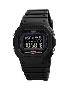 Men Sports Functional Quartz Digital Watch Alarm SKMEI 1743BK Black Dial 43mm
