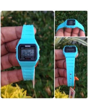 Men Sports Functional Quartz Digital Watch Alarm SKMEI 1460LTBU Silver color Dial 26mm image 4