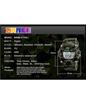 Чоловічий Спортивний Наручний Годинник SKMEI 1197CMGN image 2