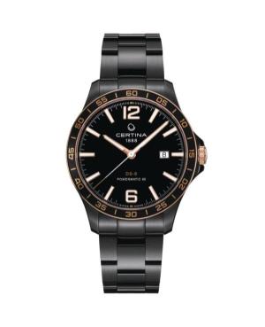 Men Luxury Swiss Automatic Analog Watch CERTINA C033.807.33.057.00 Schwarz Dial 40.5mm