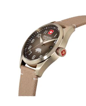 Men Klassisch Swiss Quartz Analog Watch SWISS MILITARY HANOWA SMWGN2102310 Braun Dial 43mm image 1