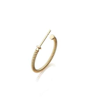 Paul Hewitt Rope Hoop Earring PH-ER-ROH-G image 1