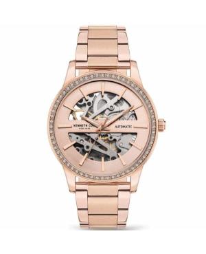 Women Automatic Analog Watch Skeleton KENNETH COLE KCWLL2123804 Silver color Dial 36mm