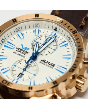 Vyriškas Modernus (fashion) Diver Kvarcinis Rodyklinis Watch Chronograph VOSTOK EUROPE 6S11-320B676LE Balta Dial 47mm image 1