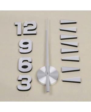JULMAN Extra Large Wall Clock - Hands T4318S Plastic Metal Steel color image 3