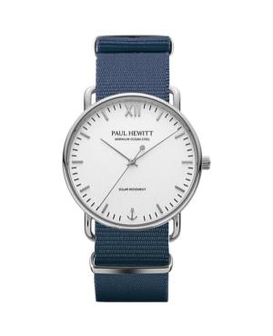 Men Klassisch Eco-Drive Analog Watch PAUL HEWITT PH-W-0503 Weiß Dial