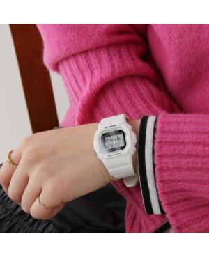 Women Sports Functional Japan Eco-Drive Digital Watch Timer CASIO BGD-5650-7ER Silver color Dial 38mm image 1