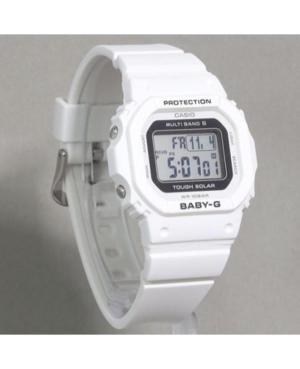 Women Sports Functional Japan Eco-Drive Digital Watch Timer CASIO BGD-5650-7ER Silver color Dial 38mm image 3