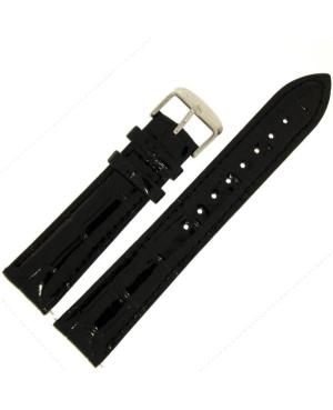 Watch Strap JULMAN Sams 01.20.WH Black Schwarz 20 mm