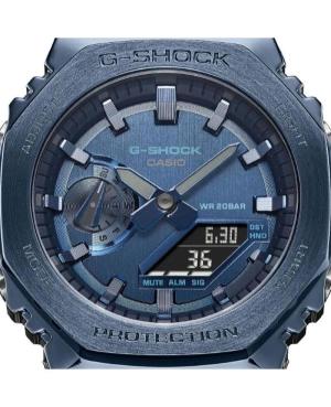 Men Sports Functional Diver Japan Quartz Digital Watch Timer CASIO GM-2100N-2AER G-Shock Modrá Dial 45mm image 8