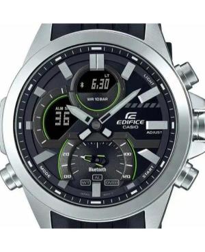 Men Klasické Functional Japan Quartz Digital Watch Timer CASIO ECB-30P-1AEF Černá Dial 45mm image 8