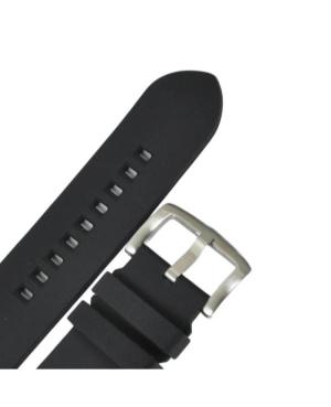 ACTIVE ACT.SL.JD422.01.24.W strap Black Silicone Schwarz 24 mm image 2