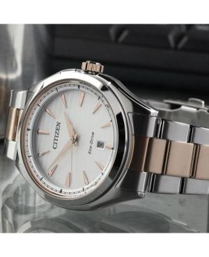 Men Classic Japan Eco-Drive Analog Watch CITIZEN AW1756-89A Black Dial image 5