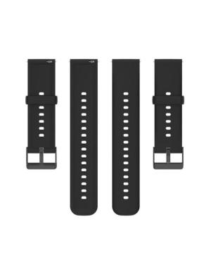 Julman QR.SL.01.22.B watch strap Black Silicone Schwarz 22 mm image 2